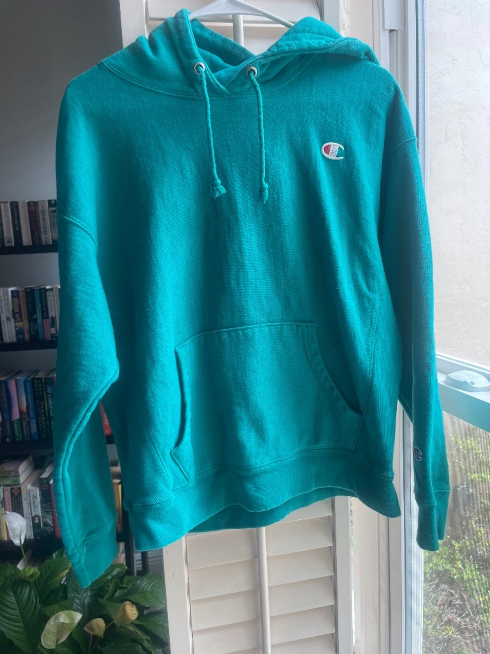 Champion Teal Hoodie large